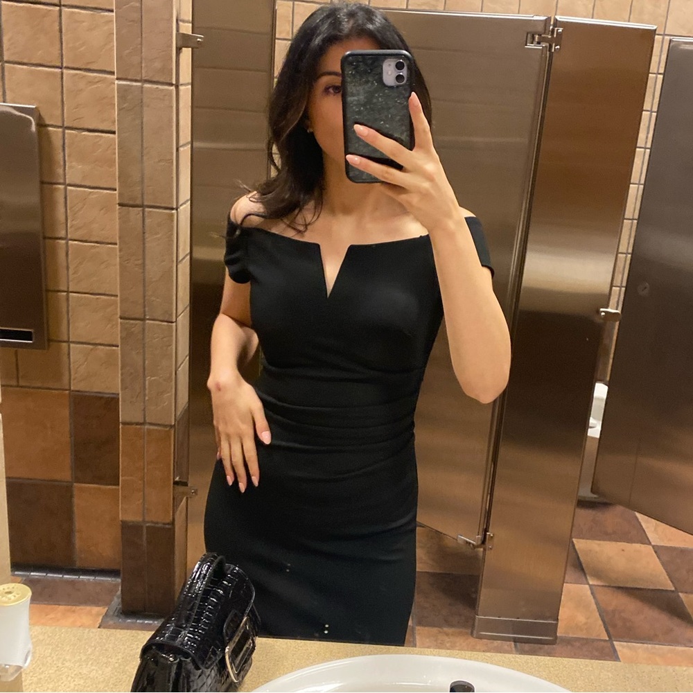 Formal Off the Shoulder Full Length Gown